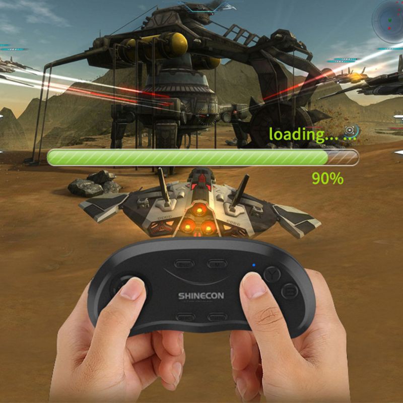 Tay Cầm Chơi Game Bluetooth Không Dây Cho Điện Thoại Android Ios Smartphone Vr Pc Tv