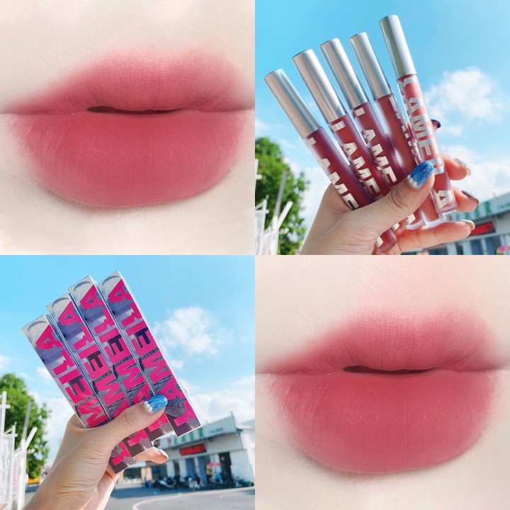 Lip gloss/air lip gloss/velvet matte/non-fading/non-stick cup/long-lasting moisturizing lip gloss/matte lipstick/student