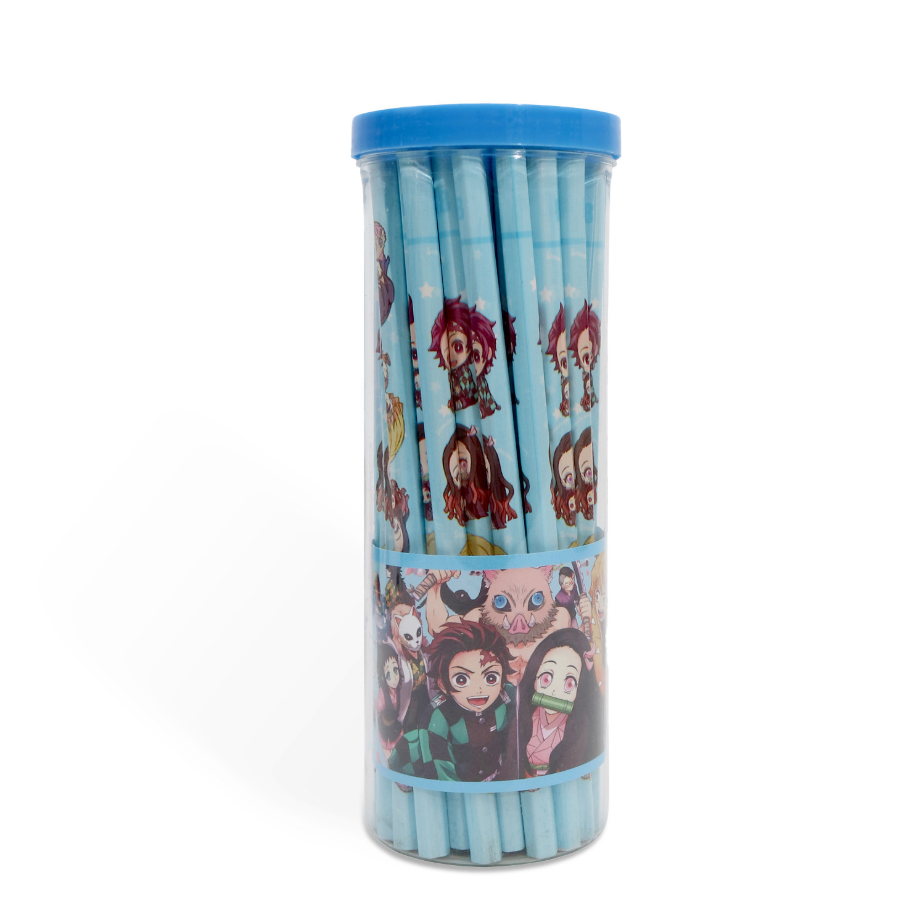Bút chì gỗ 2B giá siêu rẻ Demon Slayer Kimetsu No Yaiba Cute Flamingos Standard Wood Pencil Writing Tool School Office Supply Student Stationery Kids Gift Kamado Tanjirou Nezuko Agatsuma Zenitsu