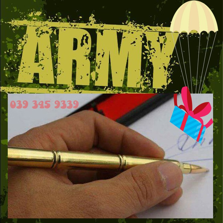 BÚT VỎ ĐẠN GIÁ RẺ - BÚT BI VỎ ĐẠN - QUÀ TĂNG LÍNH HANDMADE