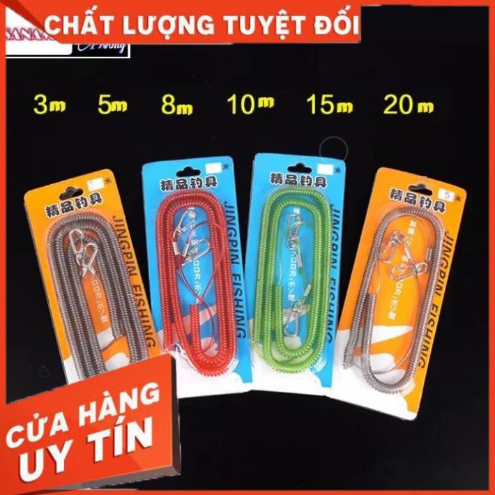 Dây bảo vệ cần câu tay 5m 8m 10m 15m 20m [ GIÁ SIÊU SỐC ] giúp bảo vệ cần không bị kéo đi.