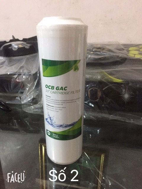 Bộ 3 lõi lọc nước số 1-2-3 dùng cho máy lọc