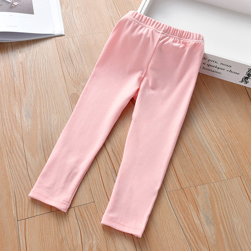 Quần legging thêu hoa phong cách thời trang cho bé gái Thời trang trẻ em thêu hoa nhỏ trẻ em quần áo trẻ em