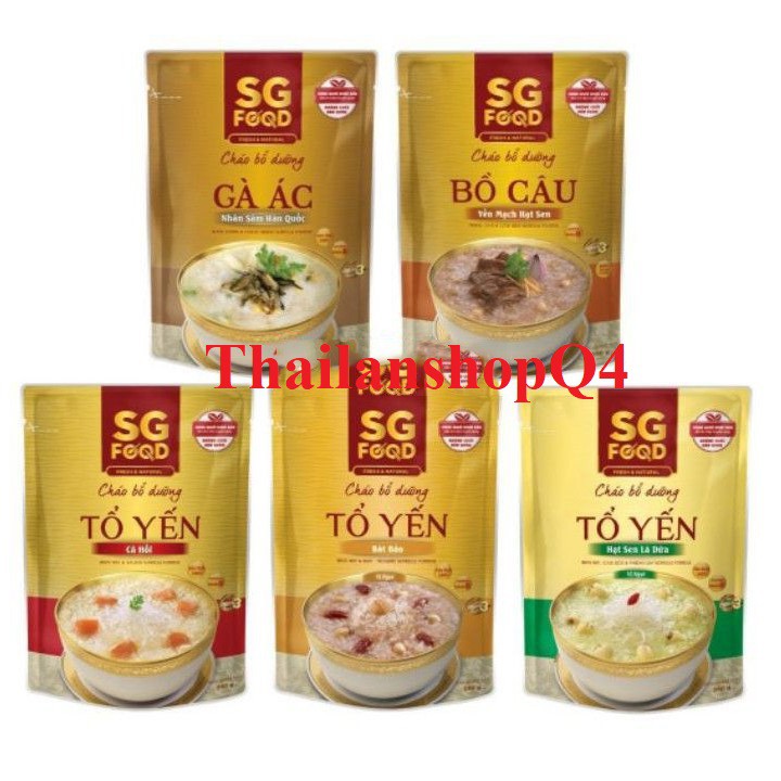 HCM- Cháo bổ dưỡng SG Food 270g