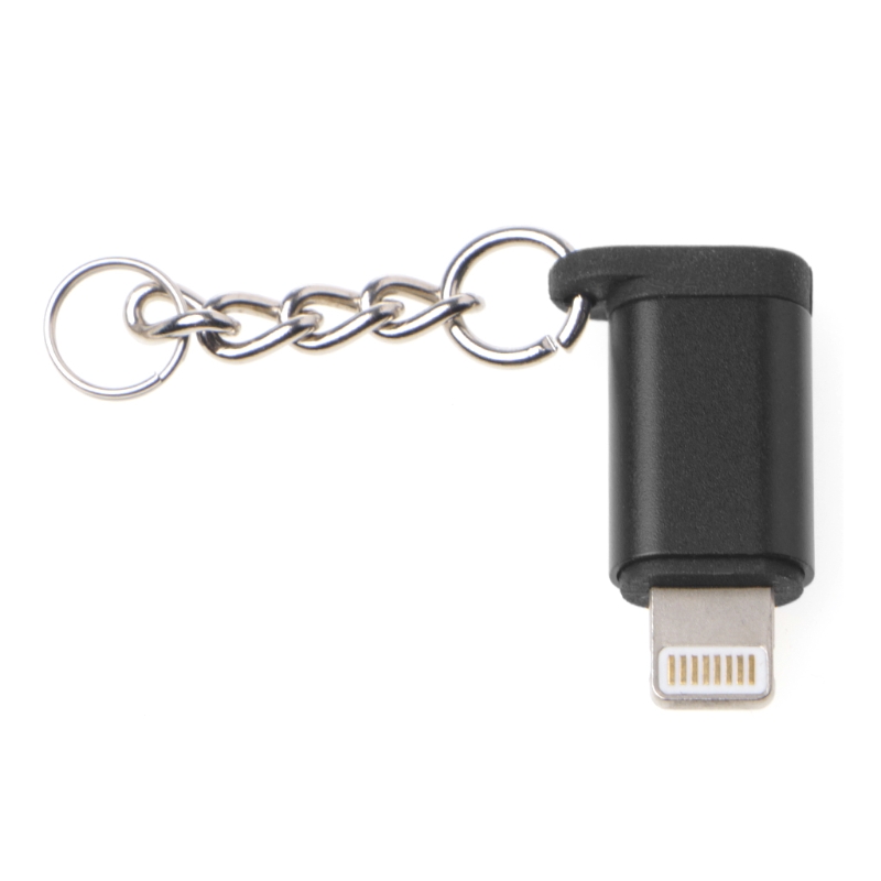 Cáp Chuyển Đổi Cổng Micro Usb Cái Sang Lightning Có Móc Khóa Cho Iphone Ipad