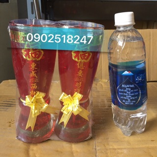 Đèn cầy sáp ly nơ đại