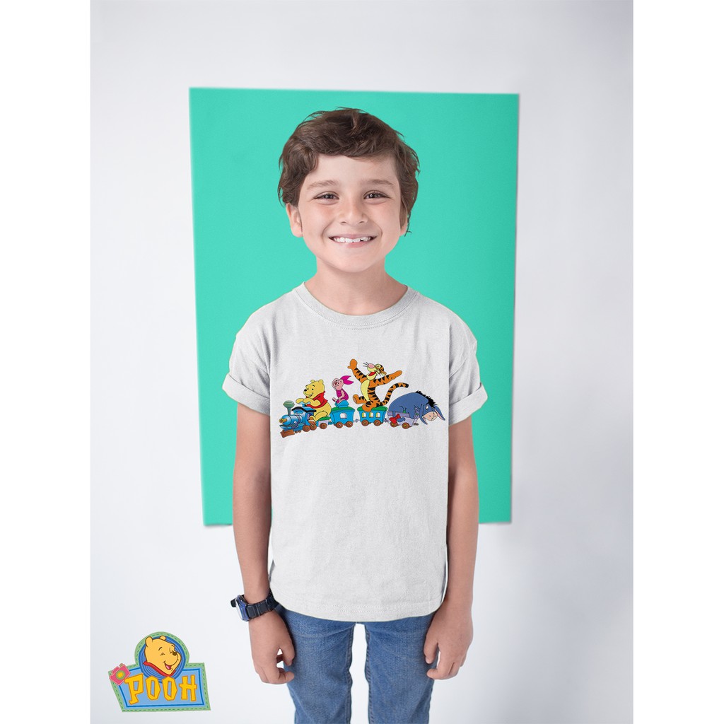 Áo thun Cotton Unisex - Movie - Pooh - Gấu Pooh và những người bạn dễ thương