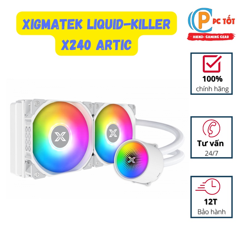 Tản nhiệt AIO cho CPU Xigmatek Liquid-killer X240 ARTIC (EN47693) – ARGB