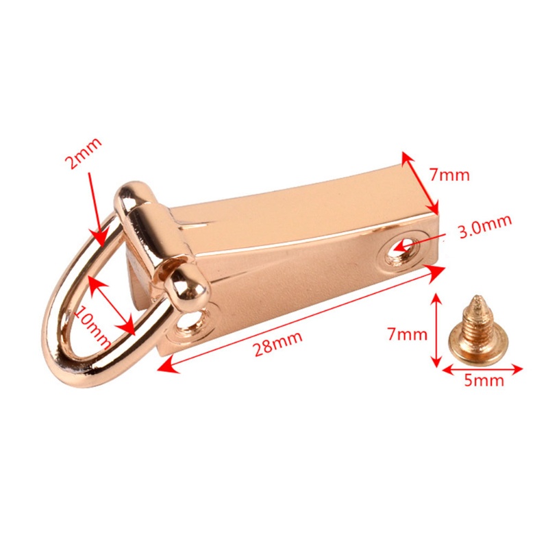 Kẹp Móc Xoay Bằng Kim Loại Chuyên Dụng Cho Túi Xách DIY