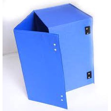 File hộp gấp đựng tài liệu gáy dày 20cm, bọc xi xanh dương