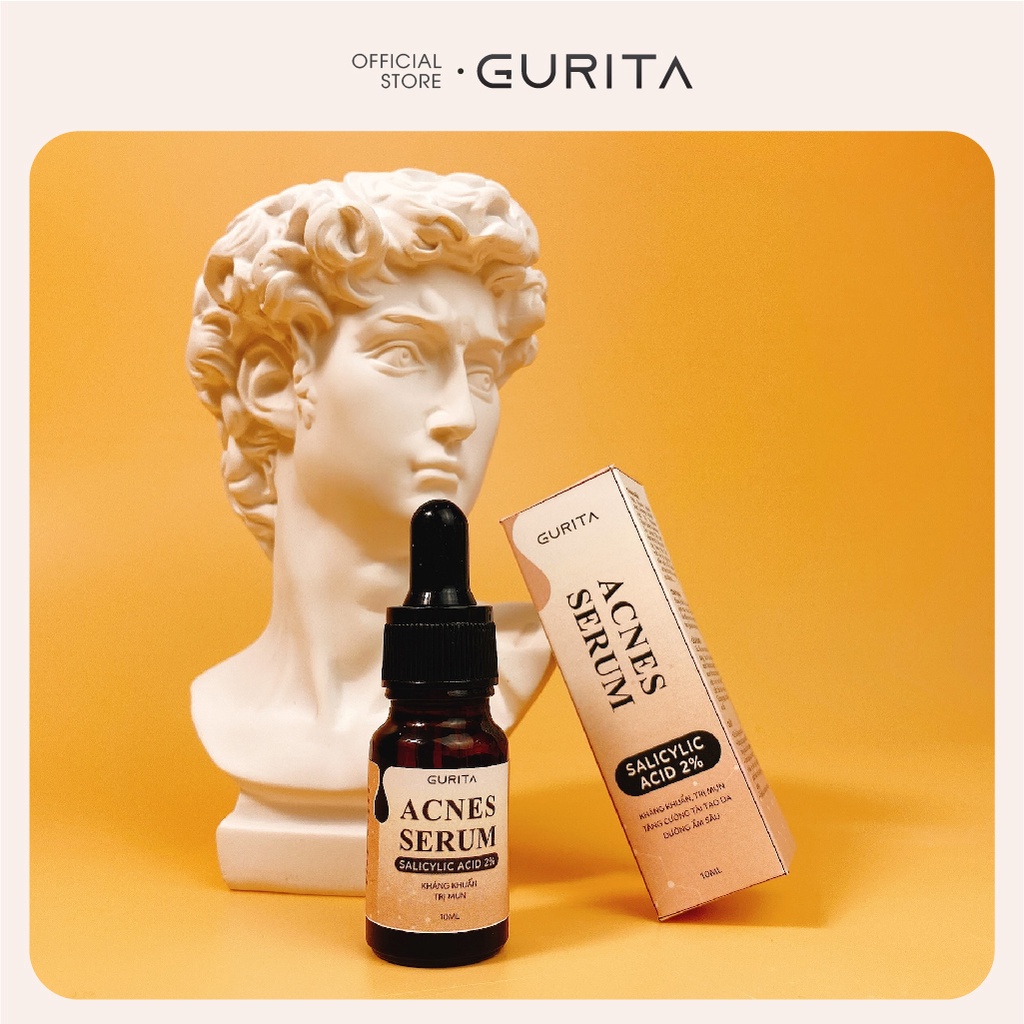 Tinh chất giảm mụn, kiềm dầu, cấp ẩm, giảm thâm sau mụn Acnes Serum Gurita– Chai 10ml