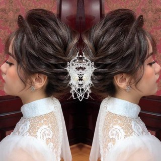 cặp cài tóc cô dâu xinh