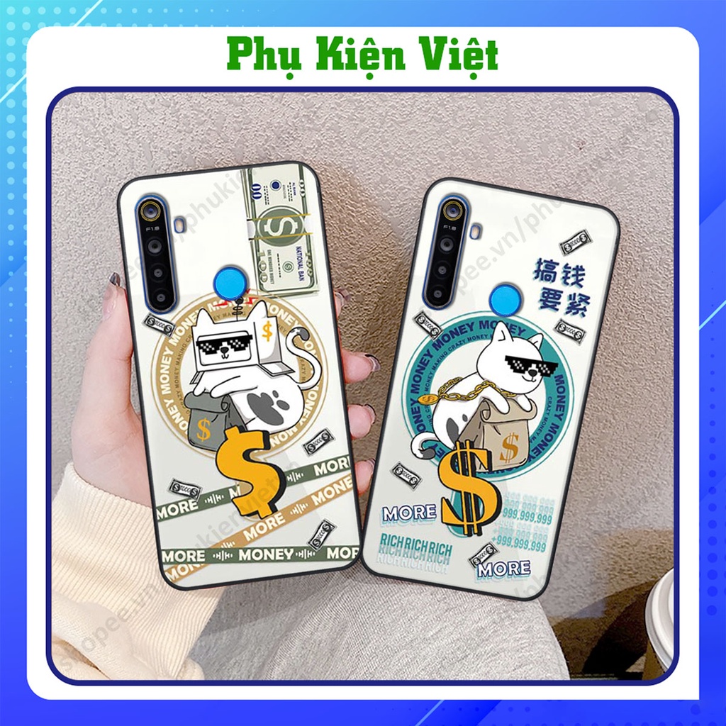 Ốp lưng Realme 5 / 5 Pro / C3 ốp điện thoại hình mèo chuột siêu cool ngầu, dễ thương