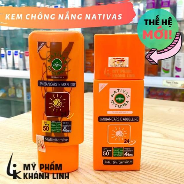 Kem Chống Nắng Y - Nativas Di Cupra