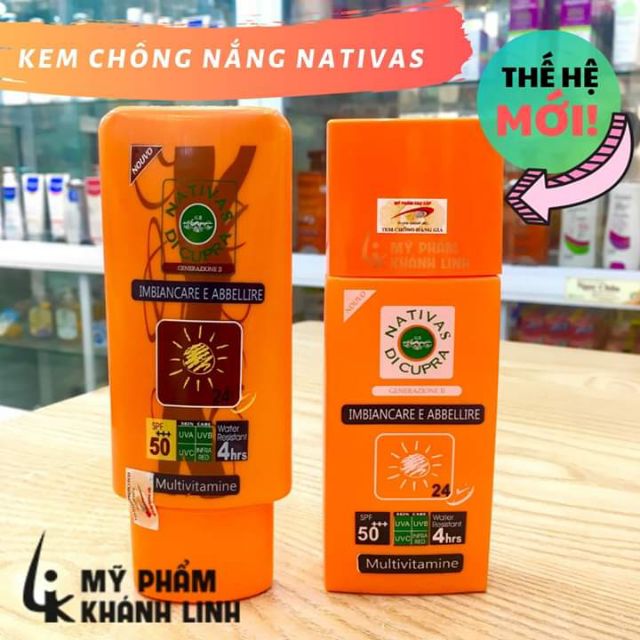 Kem Chống Nắng Y - Nativas Di Cupra (THẾ HỆ MỚI)