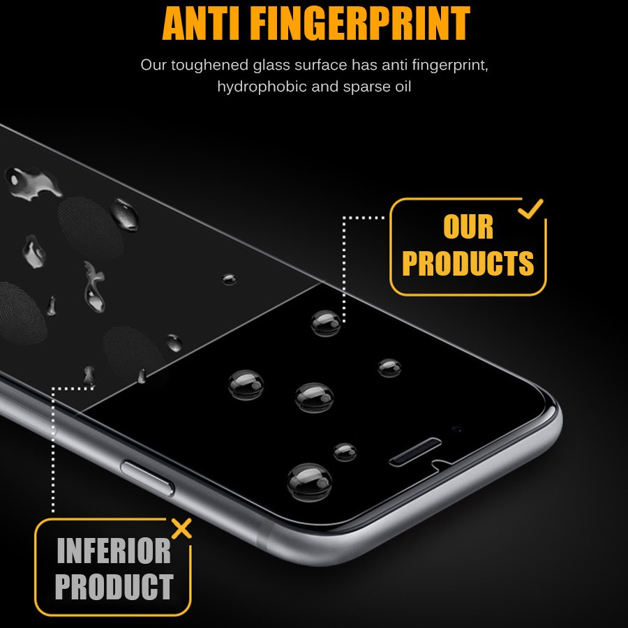 Kính Cường Lực Chống Thâm Nhập Khẩu Cho iPhone 6 6S 7 8 Plus 14 Plus X iPhone 11 12 13 14 Pro Max 12 Pro 13 Pro Max XS Max XR 8