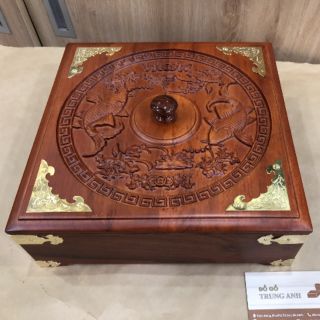 Khay bánh kẹo Song ngư vờn ngọc