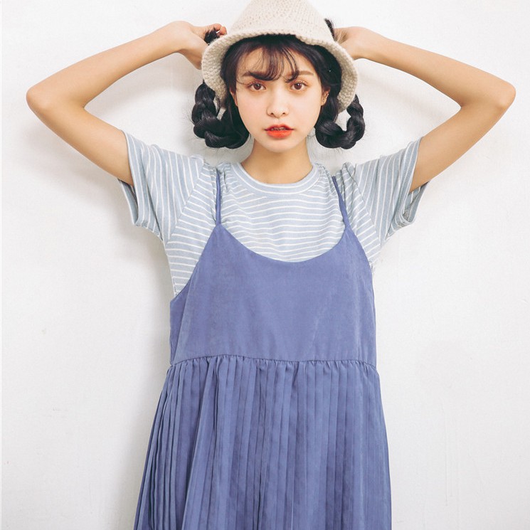 Áo Thun Nữ Cổ Tròn Kẻ Sọc 23542