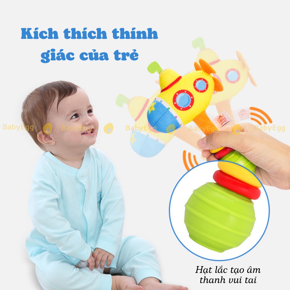 Lục lạc cầm tay gặm nướu luyện cổ tay linh hoạt đồ chơi cầm tay cho trẻ sơ sinh nhỏ bé trai bé gái1 2 3 4 5 6 7 tháng