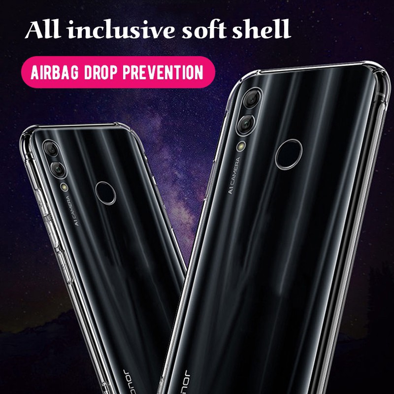 Ốp điện thoại TPU chống sốc trong suốt dành cho điện thoại Huawei P30 Pro Lite Honor 8X Y6 2019 Nova 2i Mate 20 X TPU