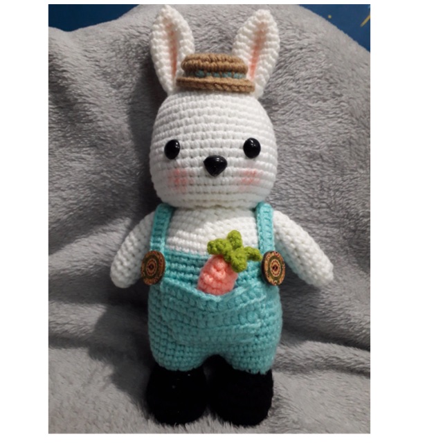 (Có sẵn) Thỏ len móc handmade