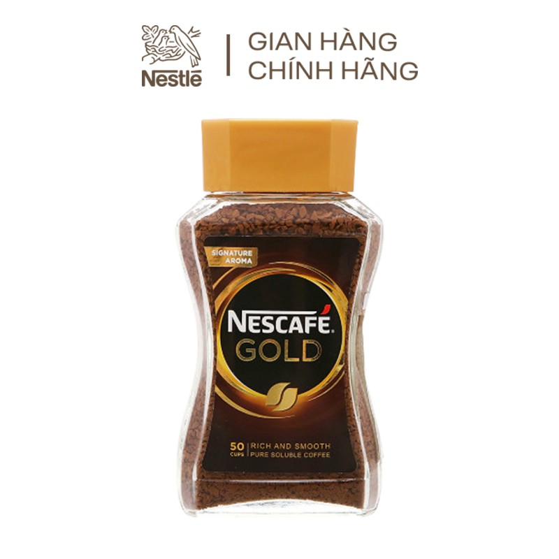 Combo 2 hộp cà phê Arabica nguyên chất hòa tan Nescafé Gold Blend 100gr/hộp