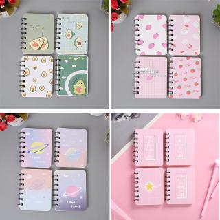 Sổ tay Pink Girl bỏ túi sinh viên cuộn dây mini sổ tay nhật ký văn phòng sổ tay cầm tay