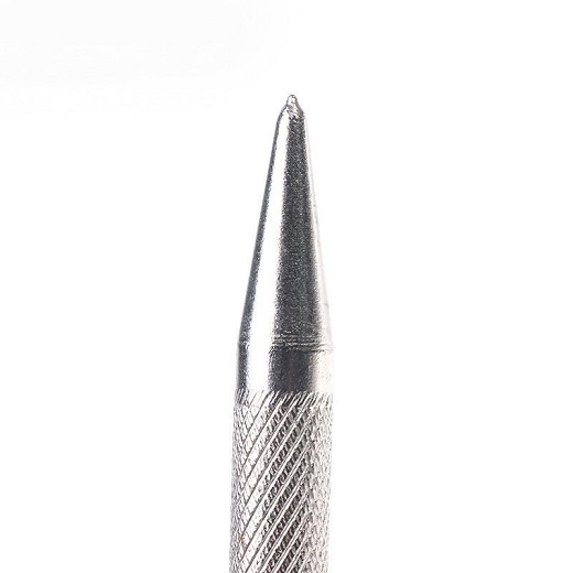 Dụng Cụ Đục Lấy Dấu Thép Nguyên Khối Mũi Ø2mm Góc 85° Dài 92mm Nặng 32g Dùng Búa Gõ Kết Hợp Tạo Dấu Đậm