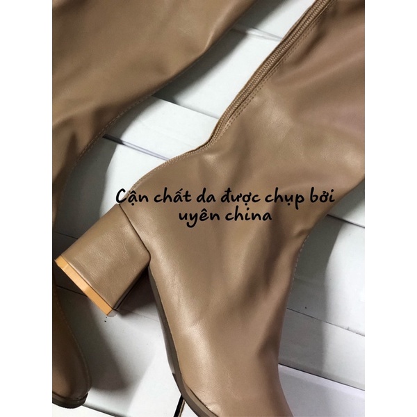 BOOTS CỔ CAO CỰC ĐẸP DA XỊN , LÓT LÔNG , KHOÁ ĐẰNG SAU | BigBuy360 - bigbuy360.vn
