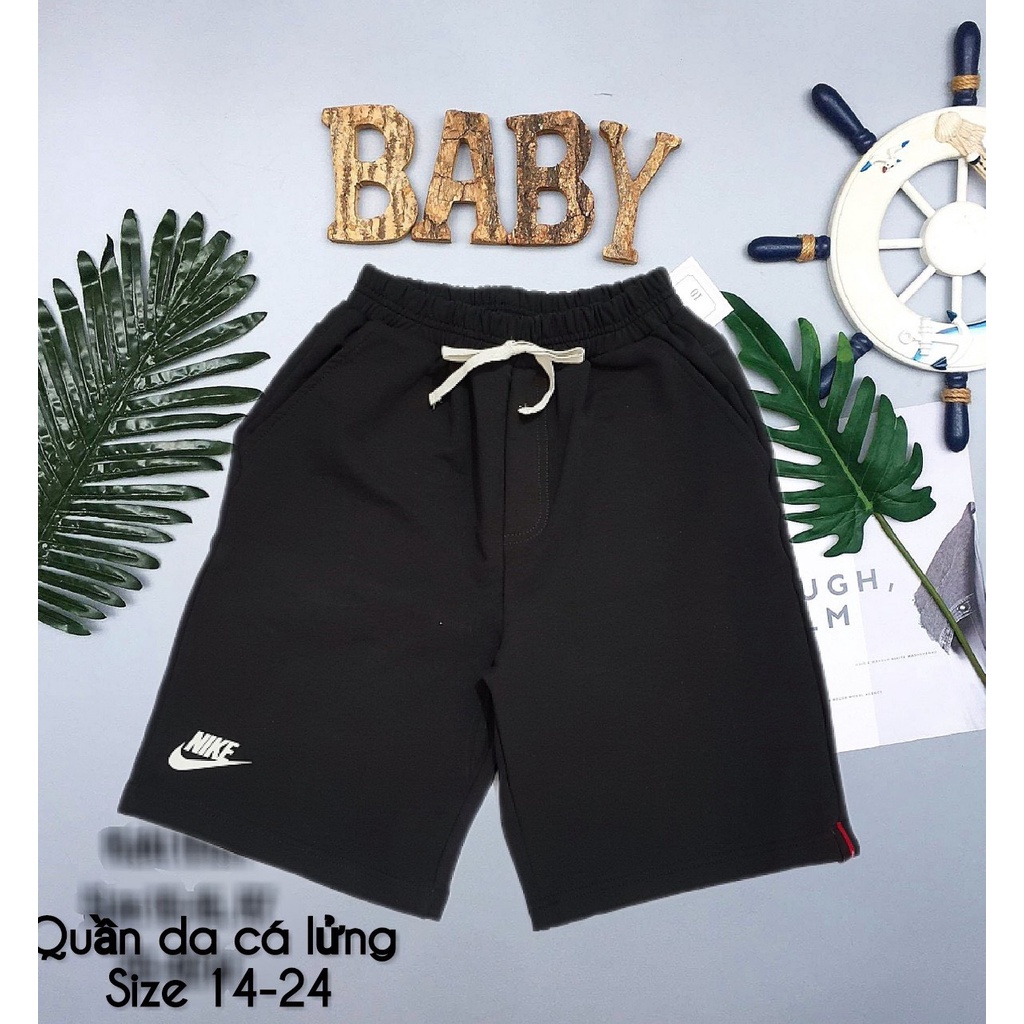 Quần đùi bé trai ⚡SIZE ĐẠI⚡chất Cotton da cá siêu đẹp từ 20 - 60kg