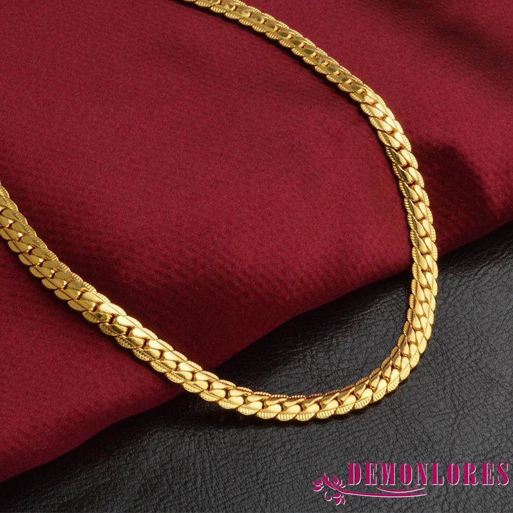 Dây chuyền dạng rắn mạ vàng 18K thời trang cho nam / nữ
