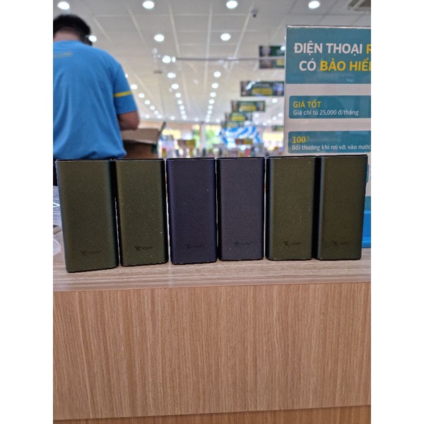 Pin sạc dự phòng Polymer 10.000mAh Type C PD QC3.0 Xmobile PowerSlim PJ JP213