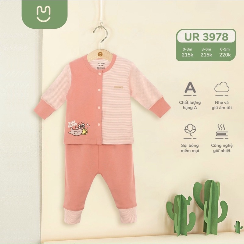 Bộ nỉ cài thẳng Uala Rogo UR 3978