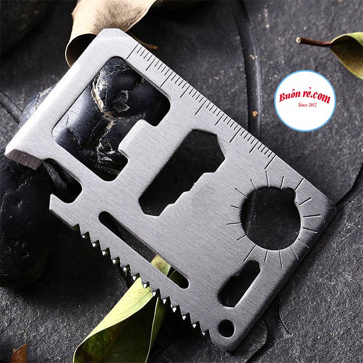 Miếng thép 11 chức năng bỏ ví, đi phượt, đa năng tiện dụng – 01324 Buôn rẻ