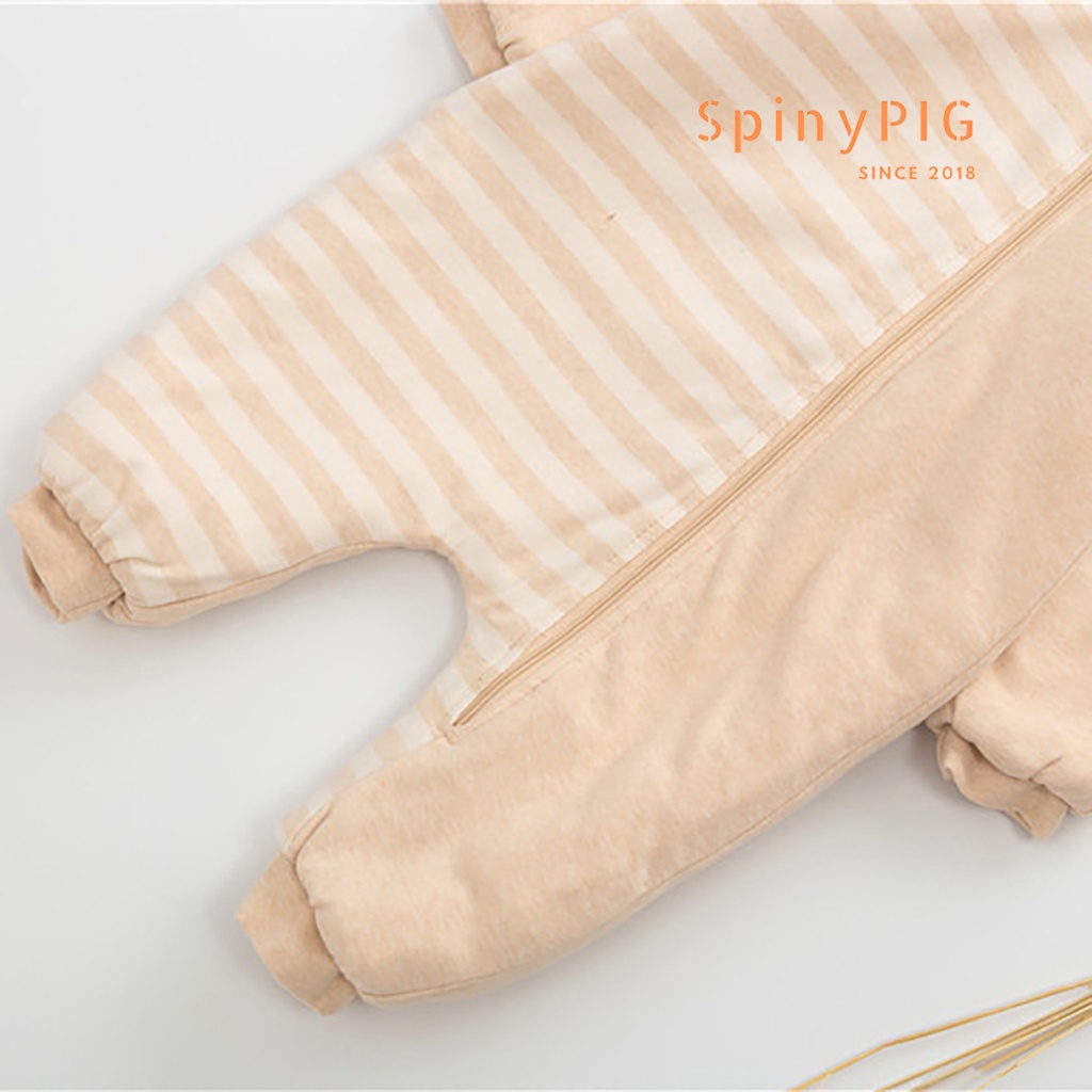 Quần áo sơ sinh 0-2 tuổi 100% cotton hữu cơ tự nhiên không chất tẩy nhuộm cùng lớp bông cực kỳ dày dặn và ấm áp