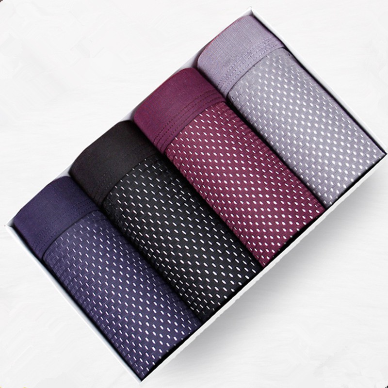 Set 4 quần lót lưới mềm thời trang cho nam size L-8XL