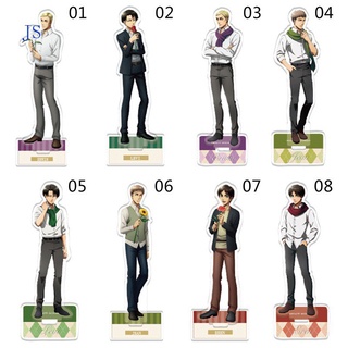 Mô hình nhân vật Eren Mikasa Rivaille trong Attack On Titan thiết kế hai mặt trang trí bàn làm việc đẹp mắt