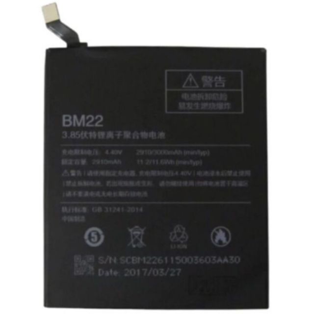 Pin xịn Xiaomi Mi 5 Mi5 BM22 3000mAh Hàng nhập Khẩu bh 6 tháng