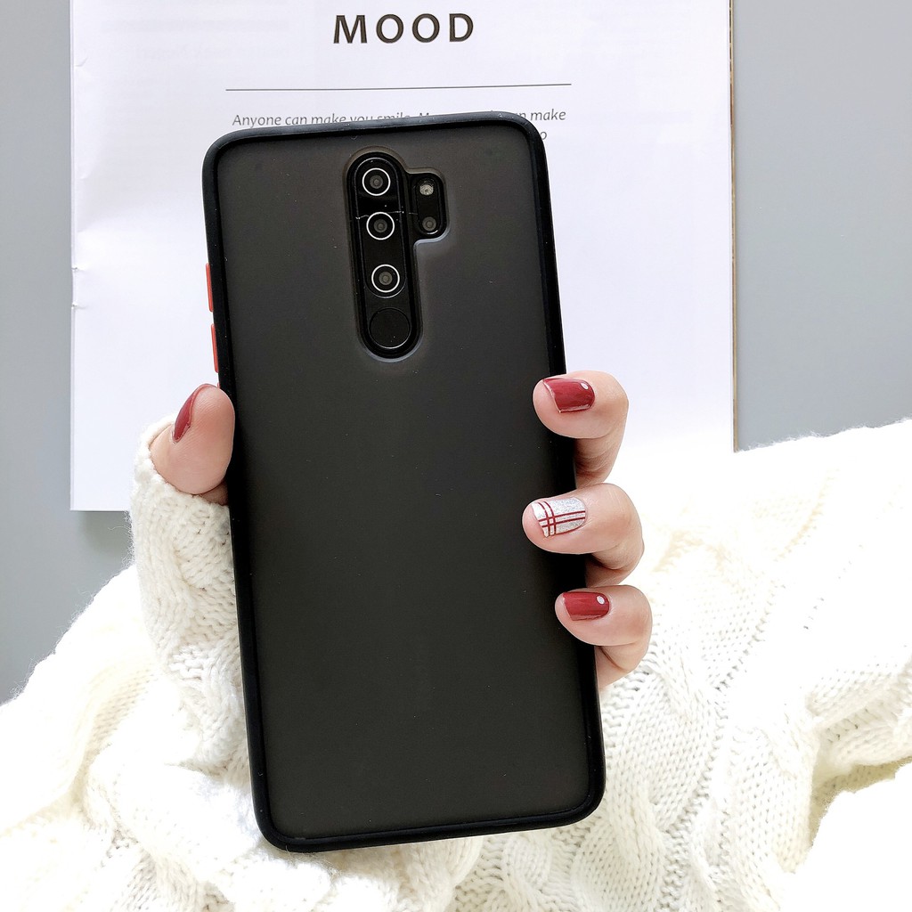 Ốp lưng Xiaomi lưng mờ viền silicone