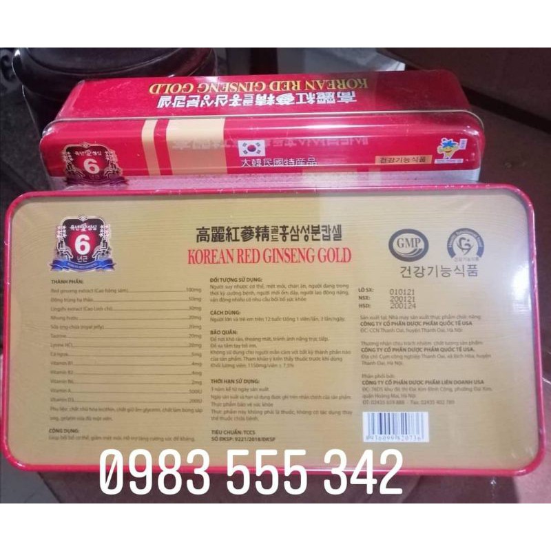 Korea Red Ginseng bồi bổ cơ thể | Thế Giới Skin Care