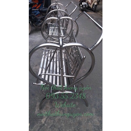 Xích đu inox tròn- hàng dày inox loại 1