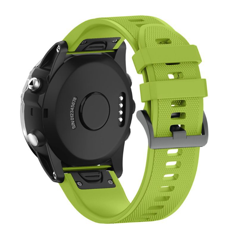 Dây đồng hồ tháo lắp nhanh 22mm bằng silicone cho Forerunner 935 Fenix 5 5X Plus Garmin