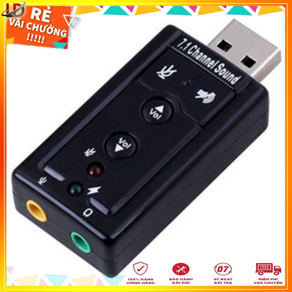 Đầu chuyển USB SOUND 7.1 cho máy tính - Phukienleduy