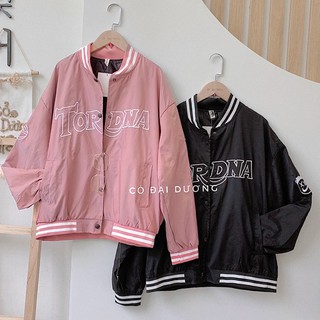 (Sale off) ÁO KHOÁC DÙ Bomber Nút (M1510 - TQRONA - Kèm Ảnh Thật)