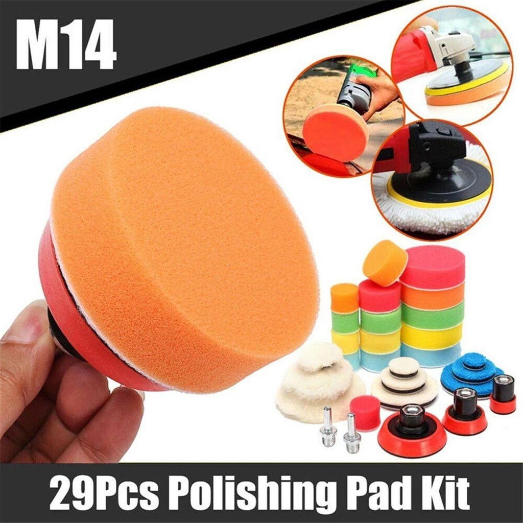 LET Bộ Dụng Cụ Đánh Bóng Xe Hơi Bằng Bọt Biển Tiện Dụng