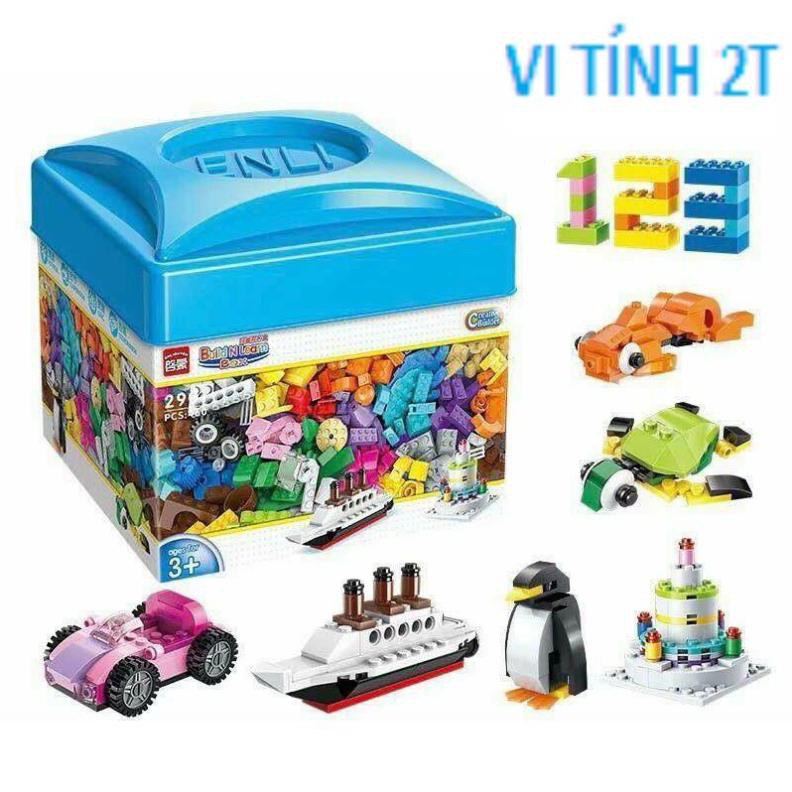 Bộ LEGO Xếp Hình Sáng Tạo 640 miếng (có sách hướng dẫn)