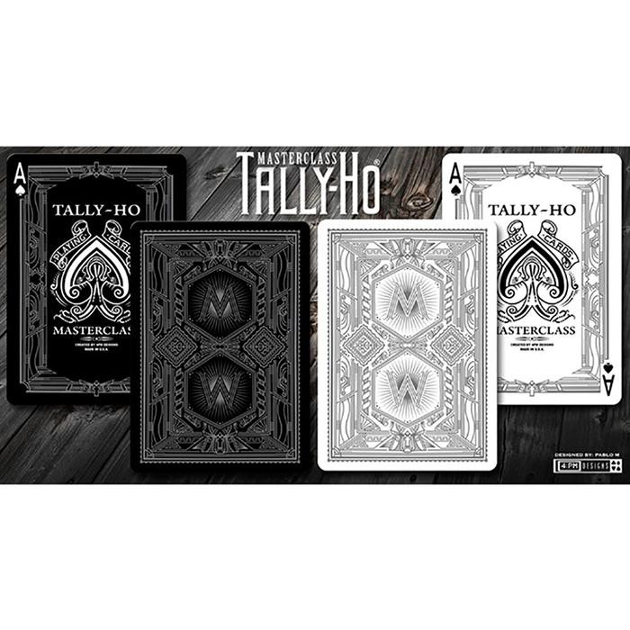 Tally-Ho Masterclass (Black) Playing Cards