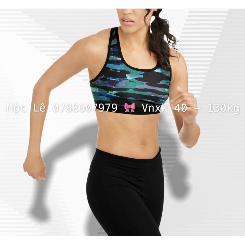 (60-85kg) Áo Bra tập gym yoga bigsize vnxk thun poly dày co dãn tốt sport bra