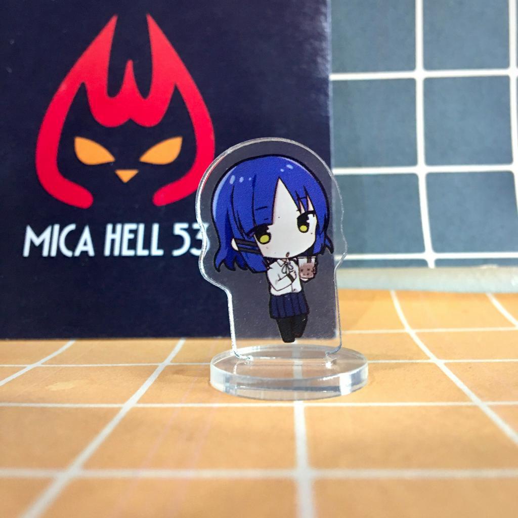 Standee Mini Anime Bocchi The Rock Manga Bochi The Rock Standee Anime Manga Acrylic 3cm Dễ Thương Lấp Lánh Hologra