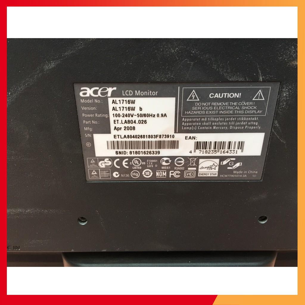 Thanh Lý màn PC Acer 17W hình chữ nhật đang sống ok có 1 điểm ố nhỏ | BigBuy360 - bigbuy360.vn